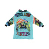 Peace Love Turtles Blanket Hoodie Blanket Hoodie for Women - Cranberry Lake Design Co.  #