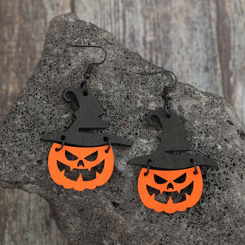 Spooky Pumpkin Earrings for Women & Teens - Halloween Jewelry - Perfect Gift!