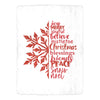 Sparkling Christmas Spirit Blanket - Festive Holiday Throw - Soft Plush - 60x80