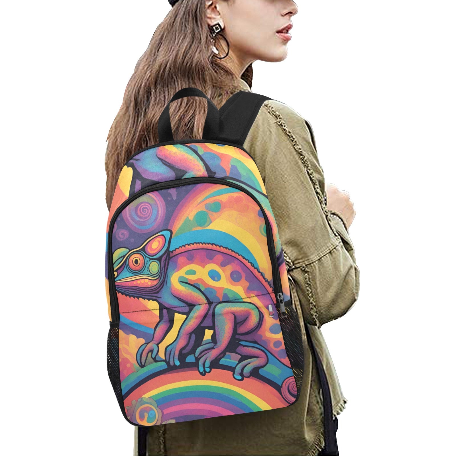 Chameleon Magic: Hippie Tie-Dye Backpack - Cranberry Lake Design Co.  #