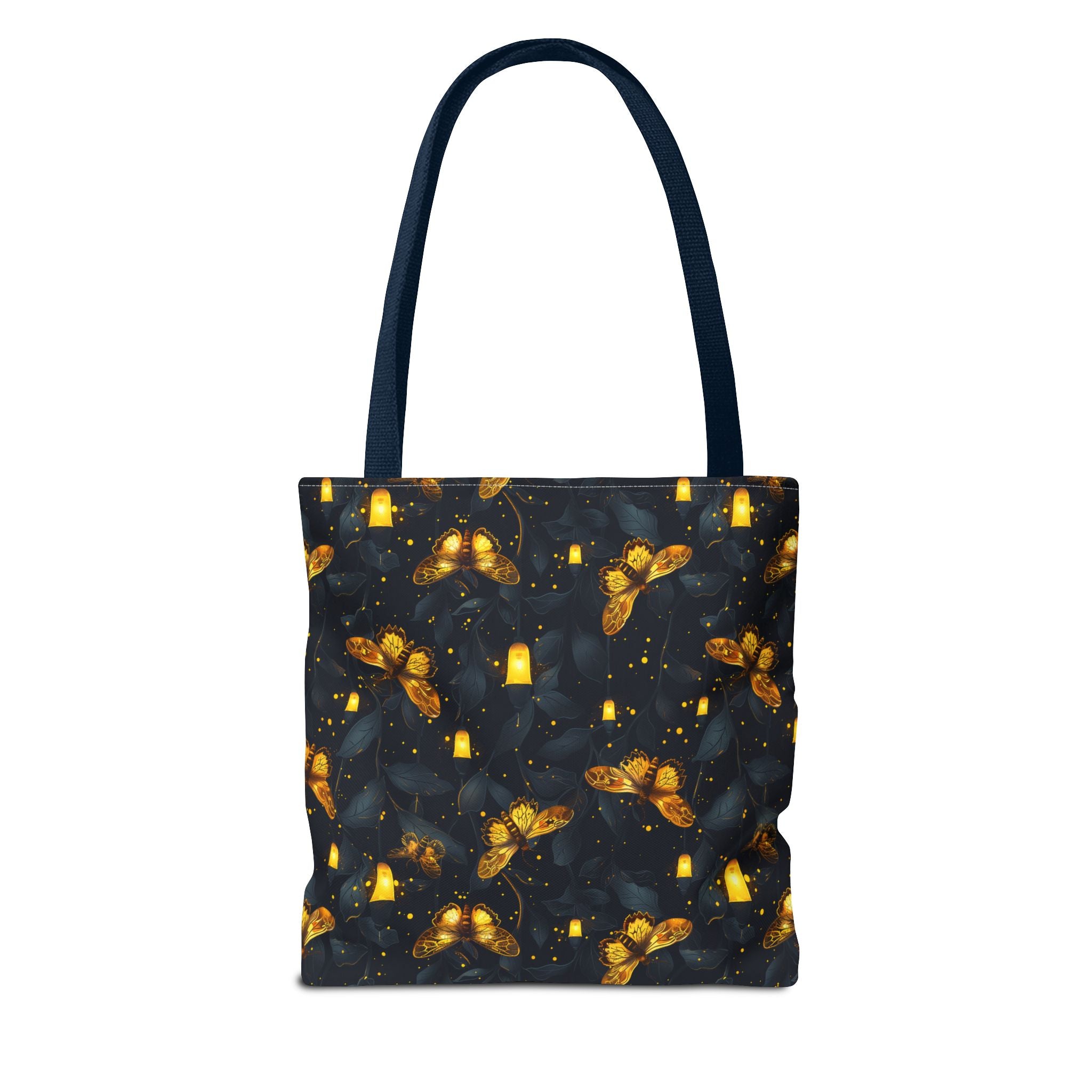 Gold Light Moth Goblincore Fairycore Tote Bag