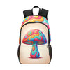 Trippy Orange Psychedelic Mushroom Backpack - Cranberry Lake Design Co.  #