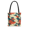 Red Blue Digital Camouflage Tote Bag