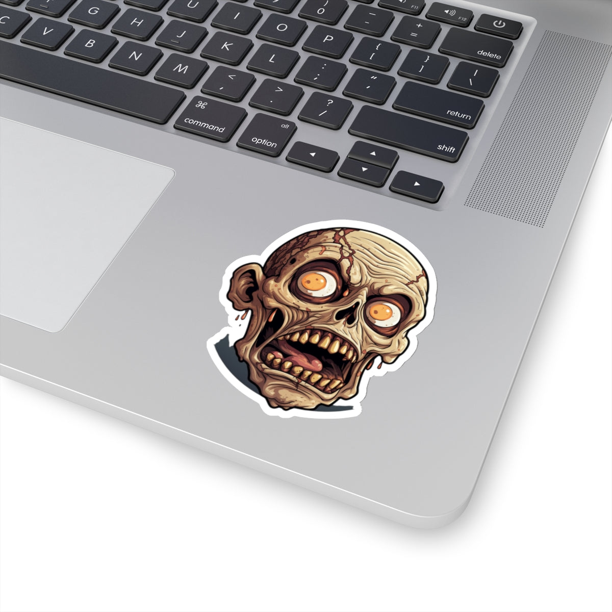 Creepy Zombie Man Horror Halloween Vinyl Sticker