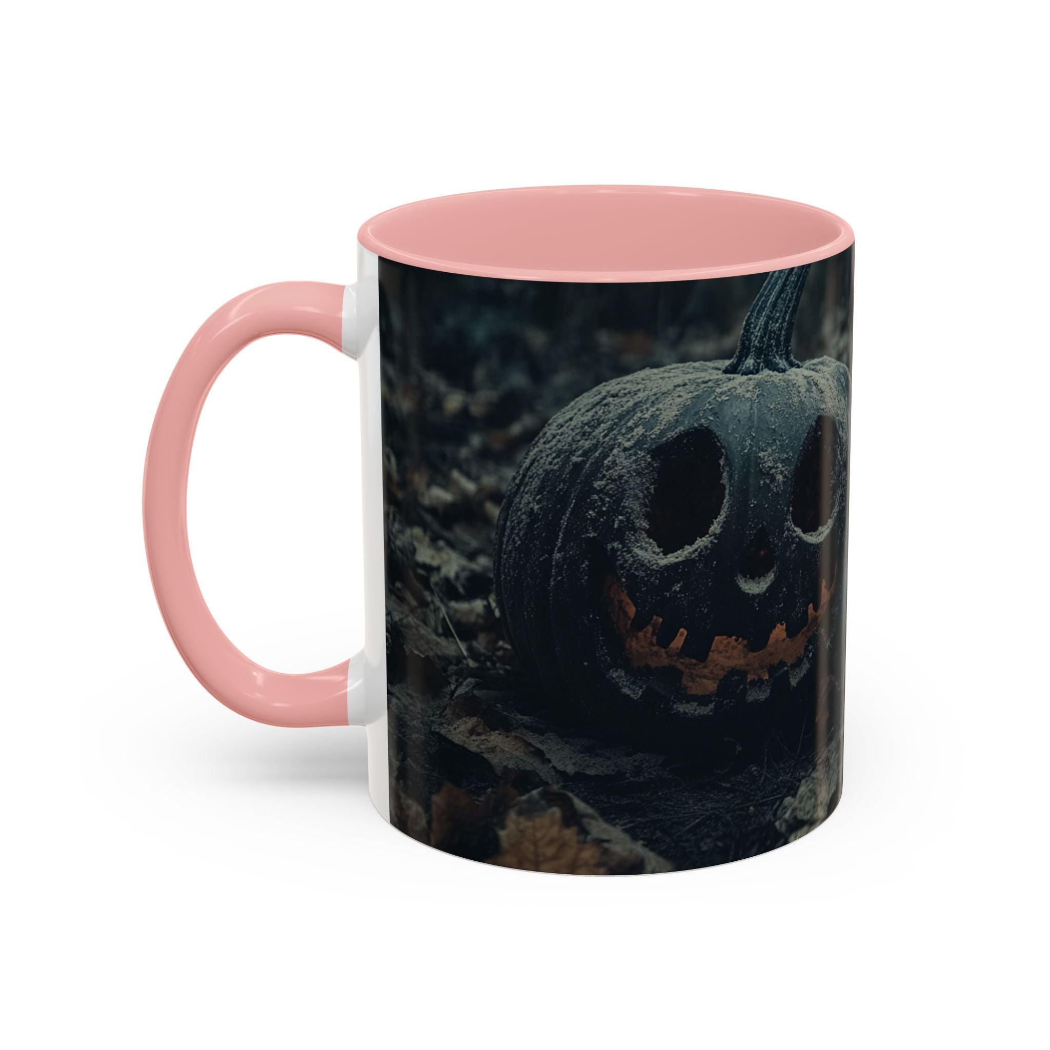 Spooky Halloween Mug | Black Pumpkin Coffee Cup | Gothic Decor | Unique Gift for Halloween Lovers | 11oz & 15oz