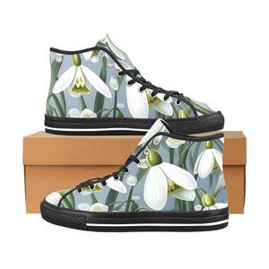 Cranberry Lake Designs Vancouver High Top Canvas Women's Shoes - Snowdrop Edition - Cranberry Lake Design Co.  #