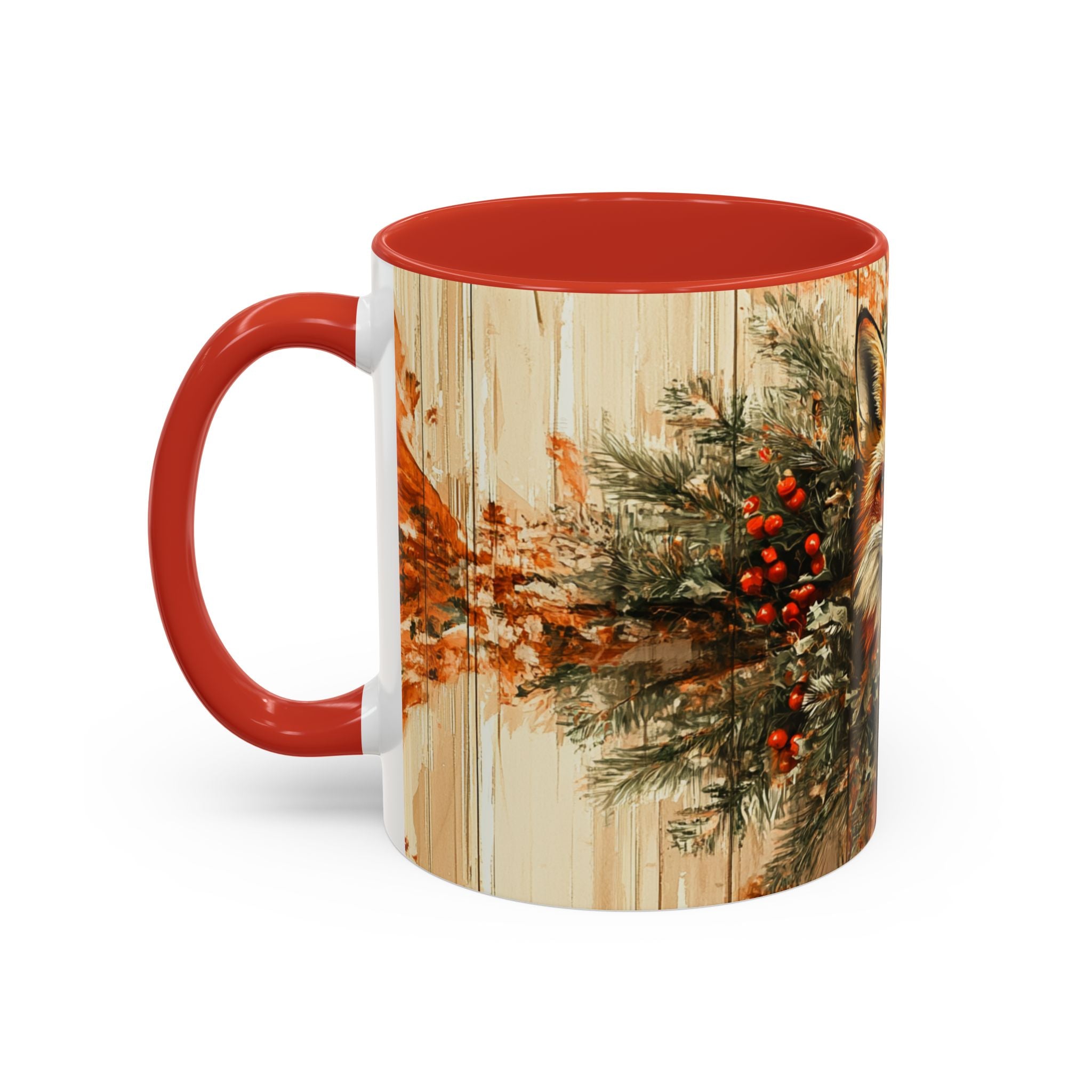 Mug Boho Fox Christmas Design