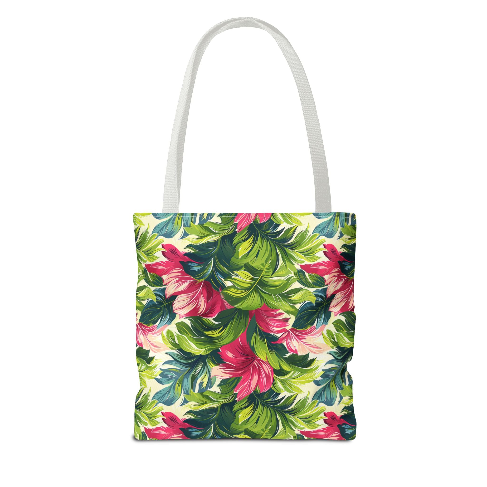 Floral Colorful Leaves Tropical Tote Bag