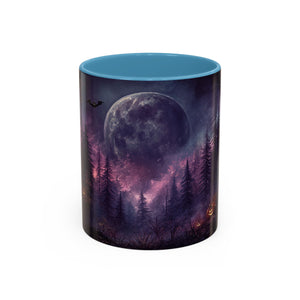 Spooky Halloween Forest Mug | Gothic Coffee Cup | Halloween Decor | Unique Gift | 11oz & 15oz