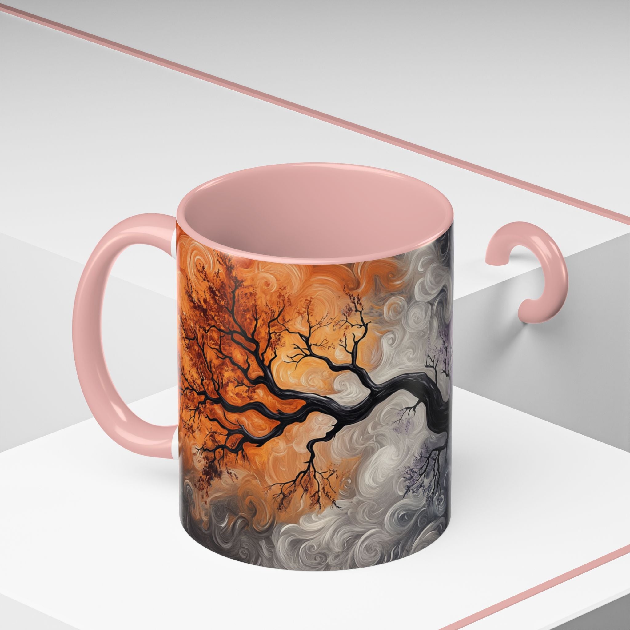 Yin Yang Tree Mug | Balance Coffee Cup | Spiritual Gift | Nature Lover Gift | 11oz & 15oz