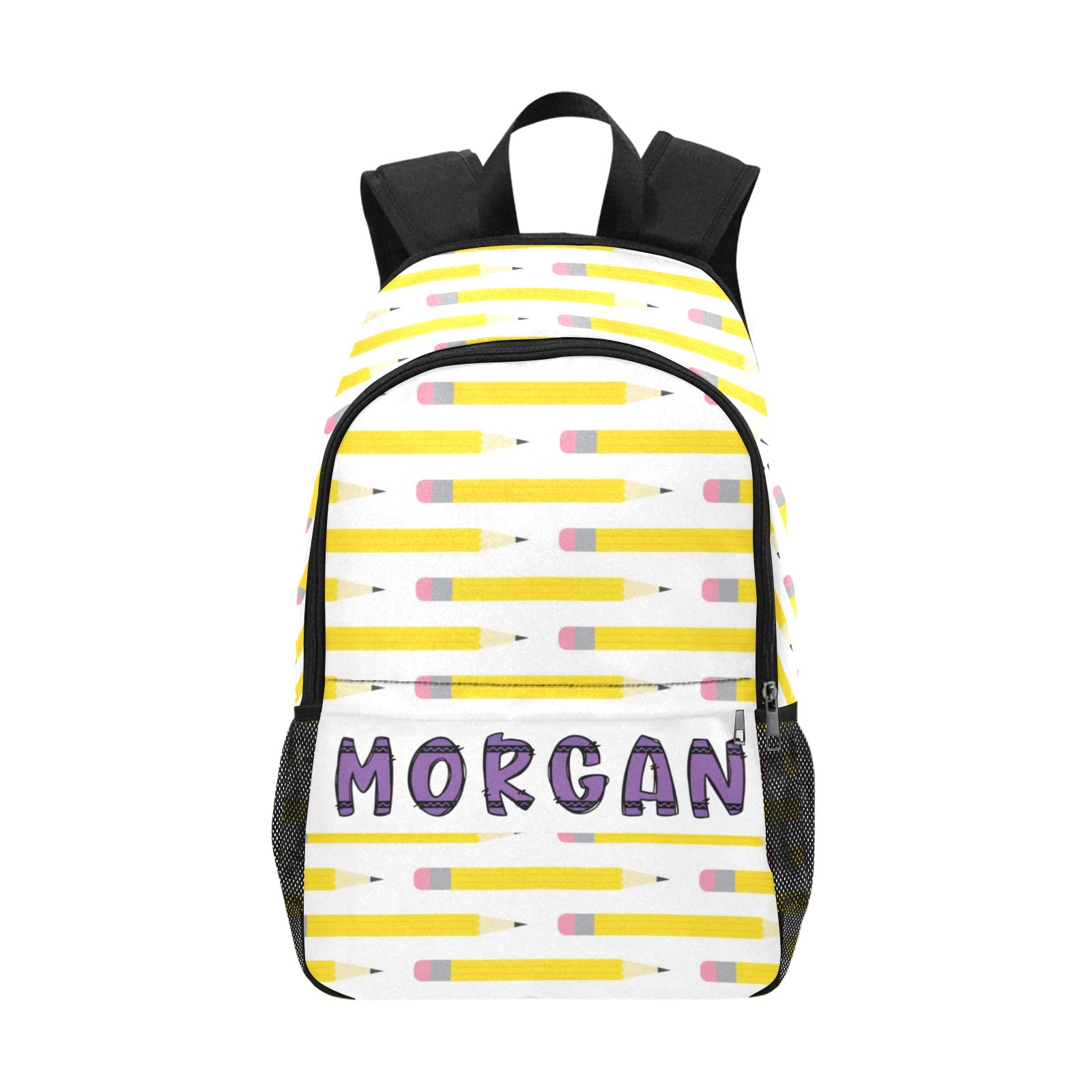 Personalized Back to School Kids Backpack Sharpen Your Style: Pencil Crayon Backpack - Cranberry Lake Design Co.  #