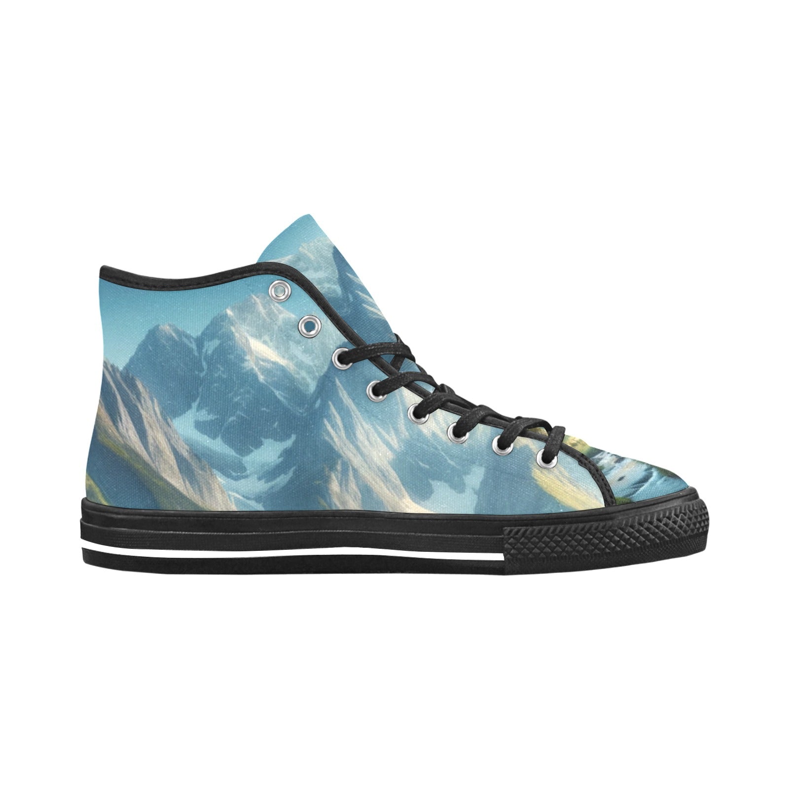 Cranberry Lake Designs Vancouver High Top Canvas Shoes - Nature's Elegance - Cranberry Lake Design Co.  #