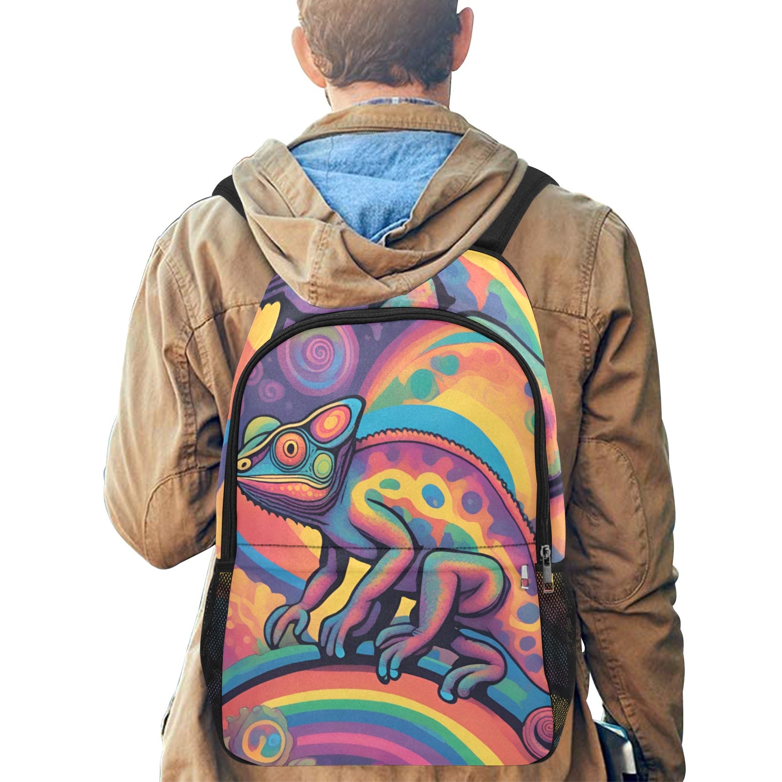 Chameleon Magic: Hippie Tie-Dye Backpack - Cranberry Lake Design Co.  #