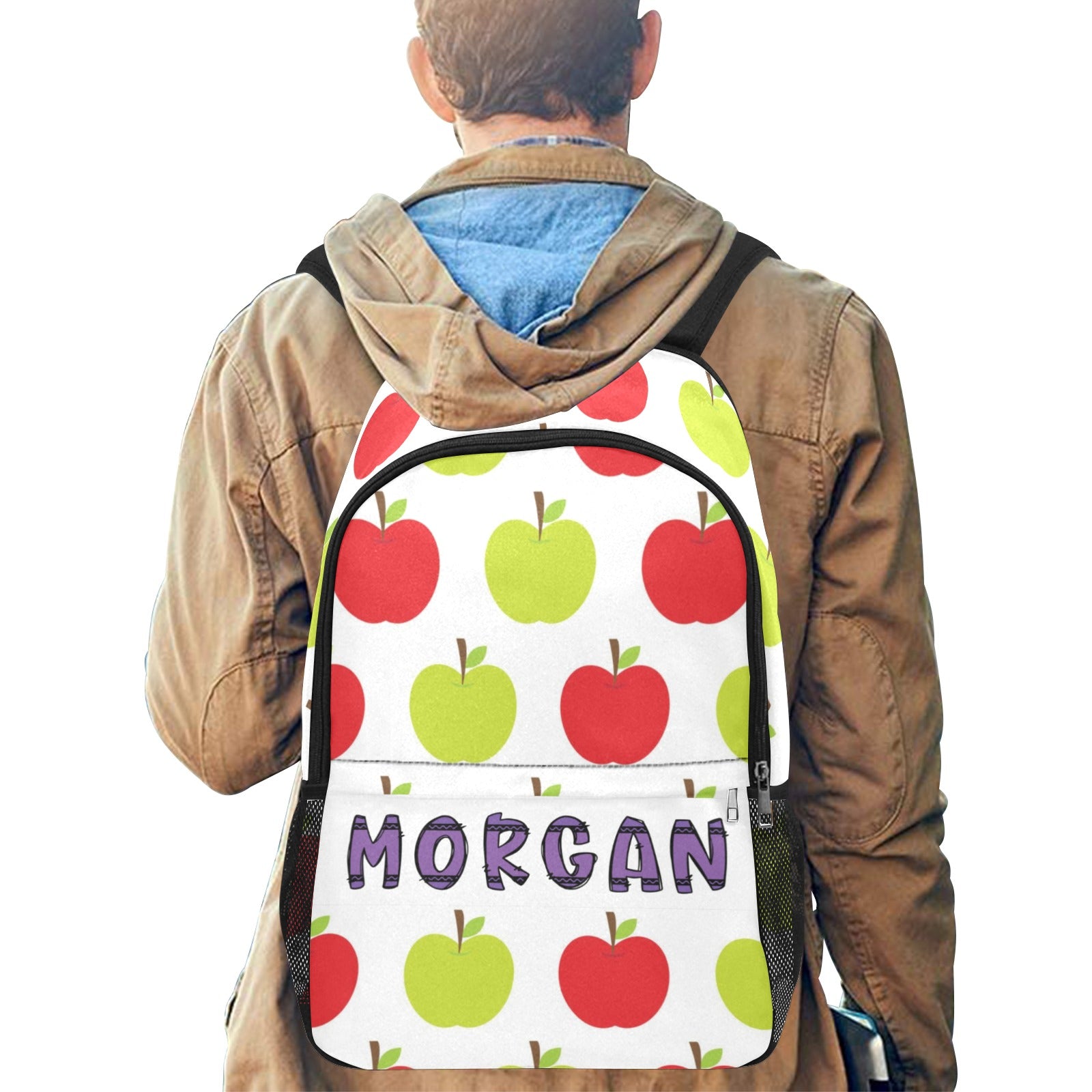 Crunchy Apple All-Over Print Backpack - Cranberry Lake Design Co.  #