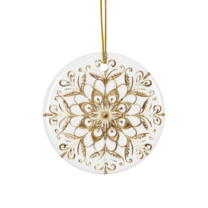 2023 Christmas Snowflake Gift - Ceramic Ornament