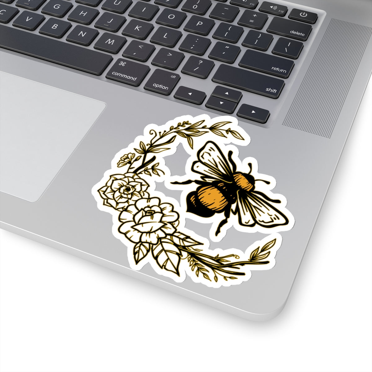 Bee Floral Strong Quotes & Sayings Motivational Sticker