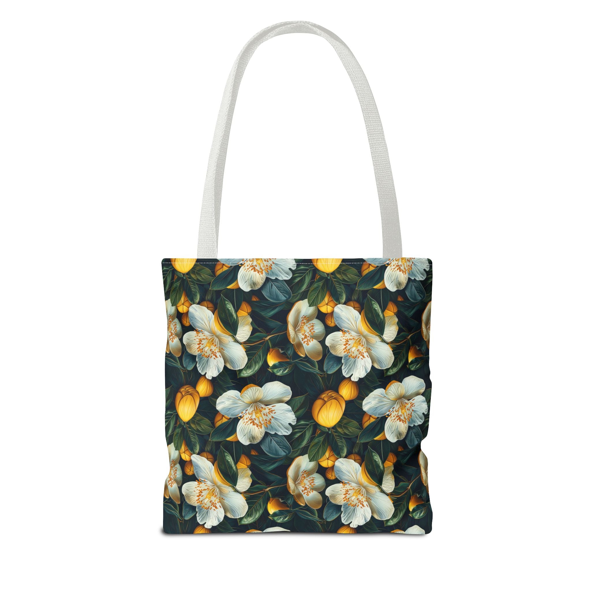 White Flower Summer Tote Bag