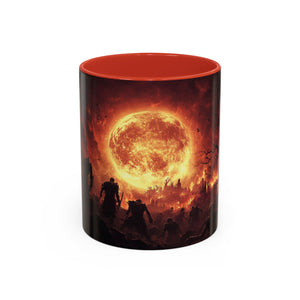 Apocalyptic Halloween Mug | Zombie Coffee Cup | Spooky Gothic Decor | Unique Gift for Him | 11oz & 15oz