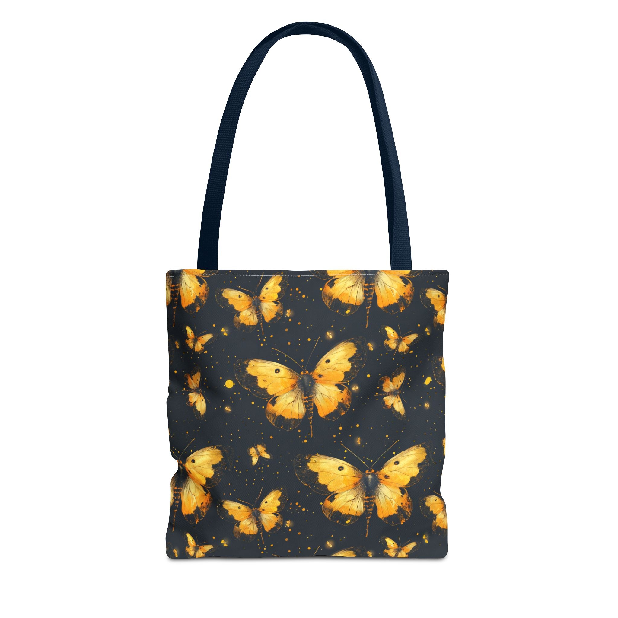 Whimsical Gold Butterfly Fairycore Tote Bag