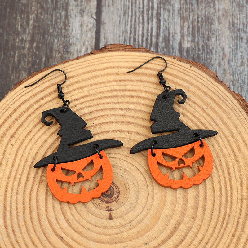 Spooky Pumpkin Earrings for Women & Teens - Halloween Jewelry - Perfect Gift!