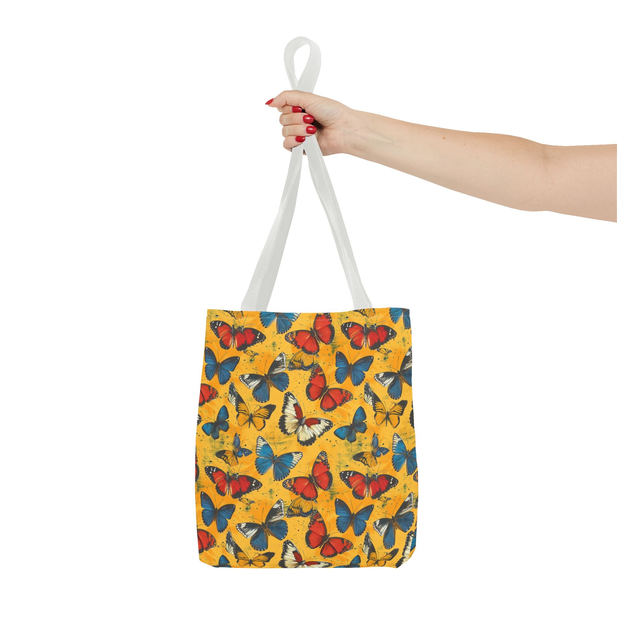 Yellow Whimsical Butterfly Tote Bag