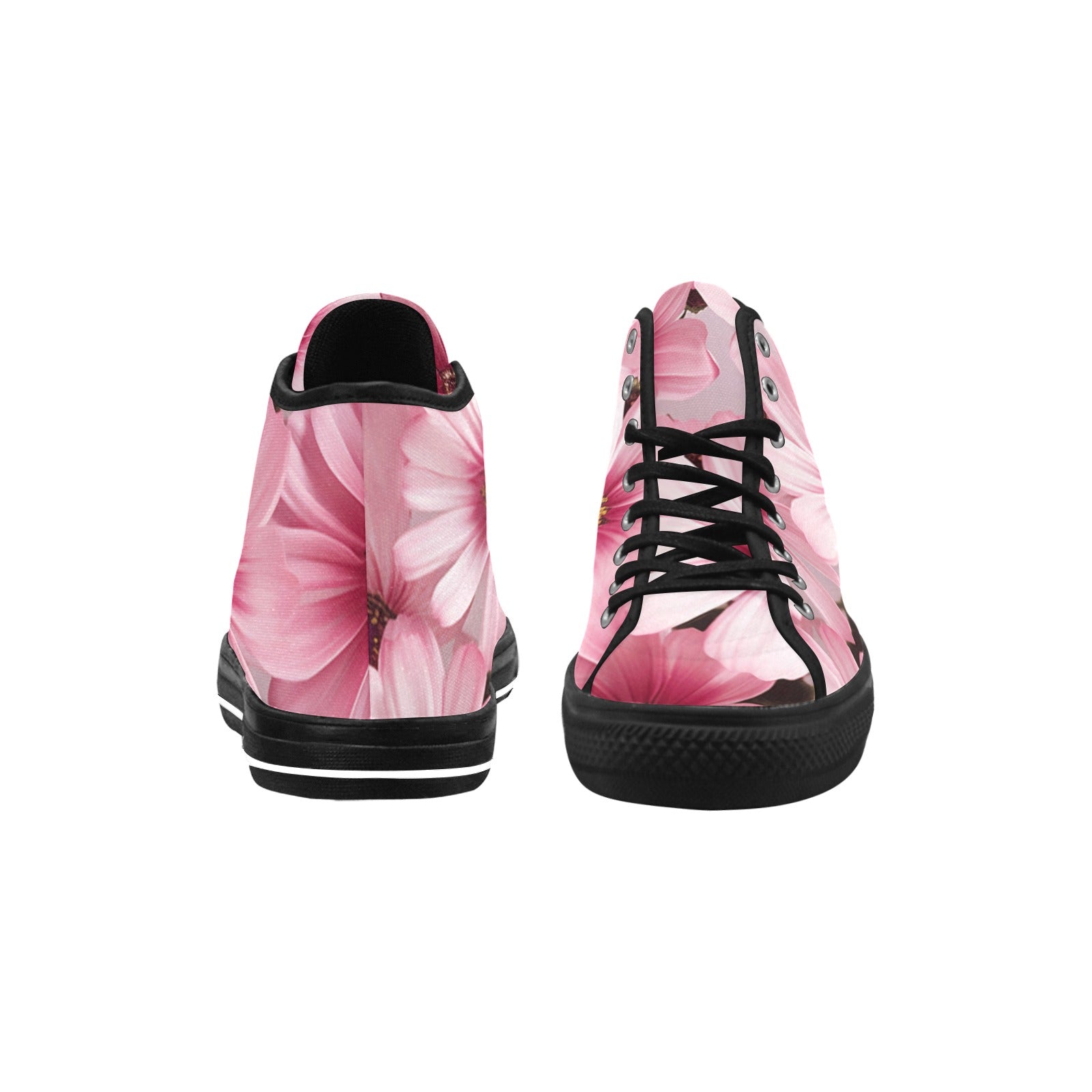 Pink Blossom High-Top Sneakers - Cranberry Lake Design Co.  #