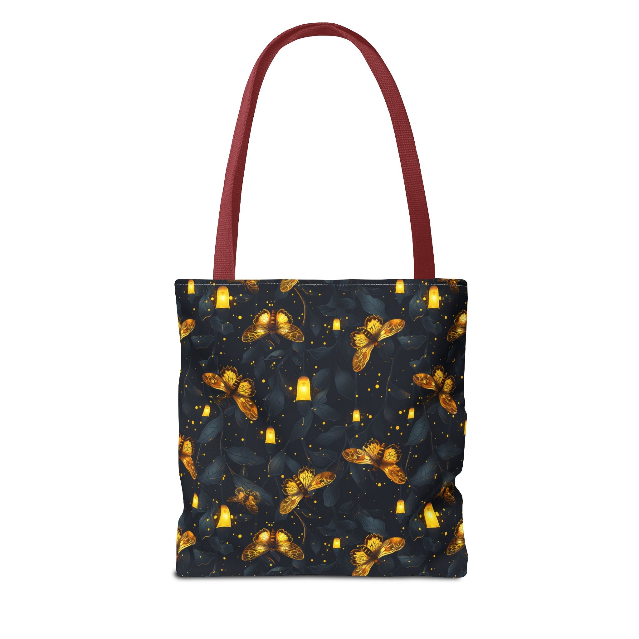 Gold Light Moth Goblincore Fairycore Tote Bag