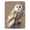 Cranberry Lake Designs Luxurious Barn Owl Throw Blanket 60" x 80"