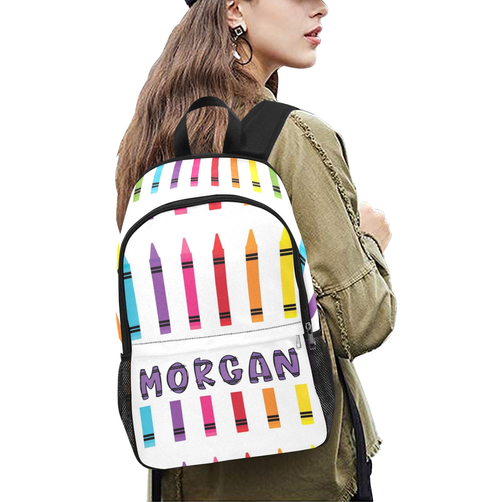 Color Your World: Personalized Crayon Backpack - Cranberry Lake Design Co.  #