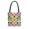 Neon Pattern Eccentric Tote Bag