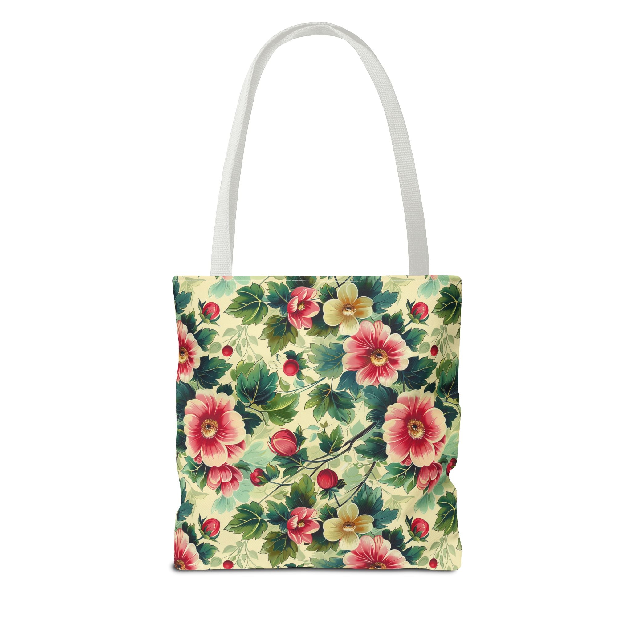 Pink Flower Summer Tote Bag