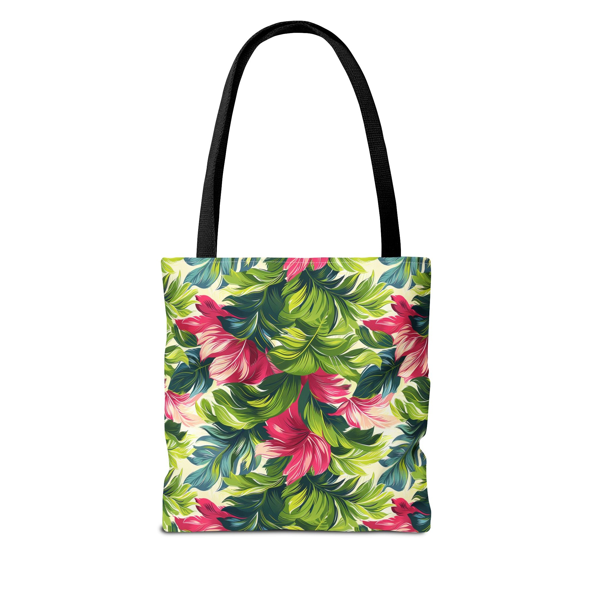 Floral Colorful Leaves Tropical Tote Bag