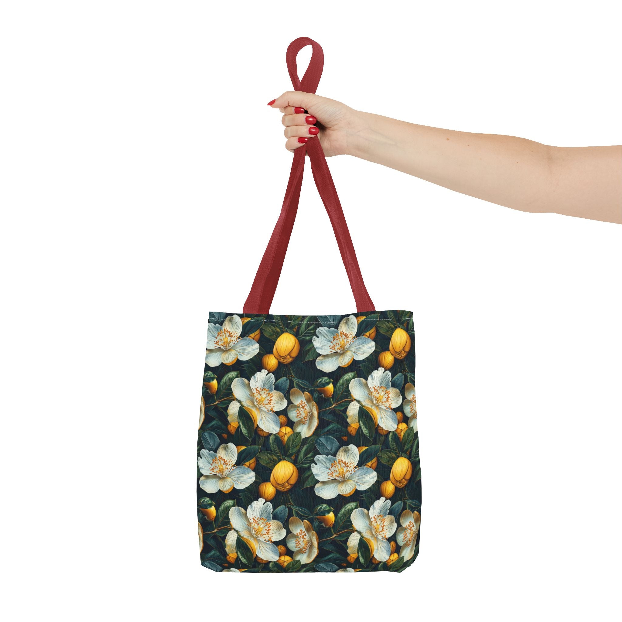 White Flower Summer Tote Bag