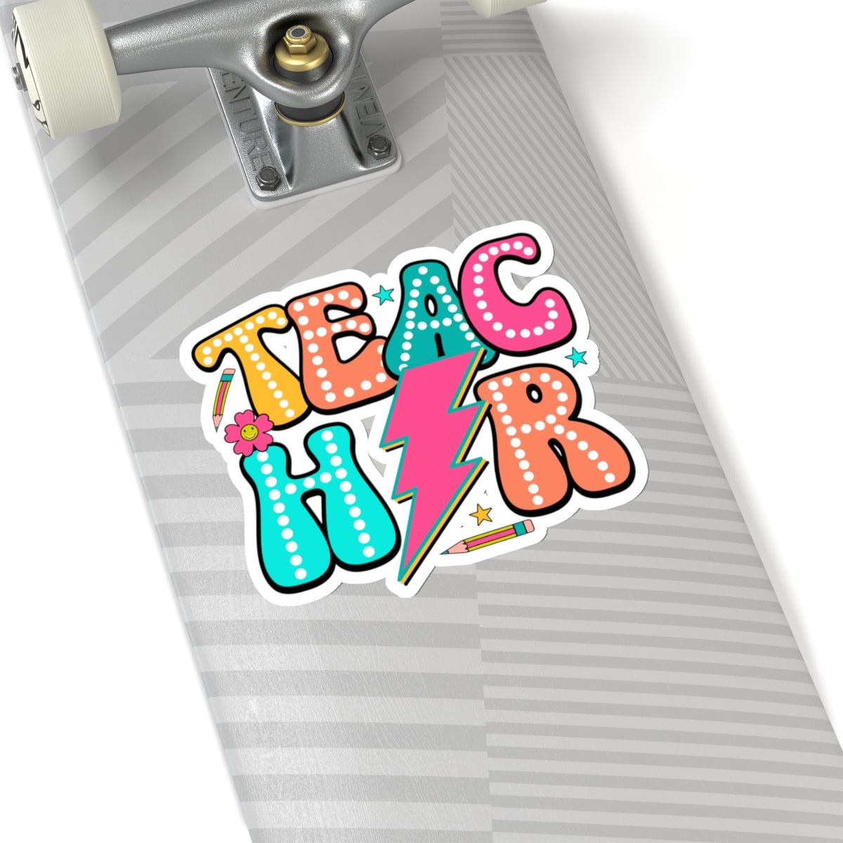 Retro Teacher Sticker for Teachers back To School Gift