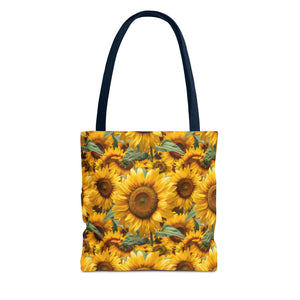 Sunflower Pattern Tote Bag