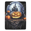 Cranberry Lake Designs Halloween Pumpkin Ultra-Soft Micro Fleece Blanket