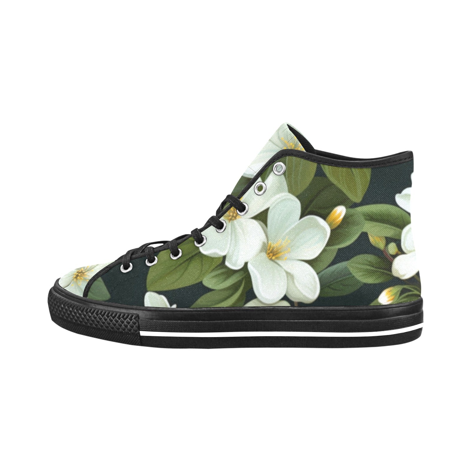 Blooming Magnolia High-Top Sneakers - Cranberry Lake Design Co.  #