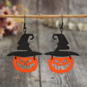 Spooky Pumpkin Earrings for Women & Teens - Halloween Jewelry - Perfect Gift!