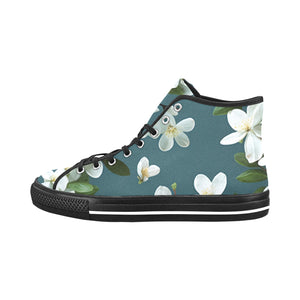 Cranberry Lake Designs Vancouver Floral High-Top Canvas Sneakers - Cranberry Lake Design Co.  #