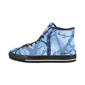 Cranberry Lake Designs Vancouver High Top Blue Camo Canvas Women's Shoes - Cranberry Lake Design Co.  #