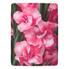 Delicate Pink Gladiolus Fleece Blanket - Twin Size