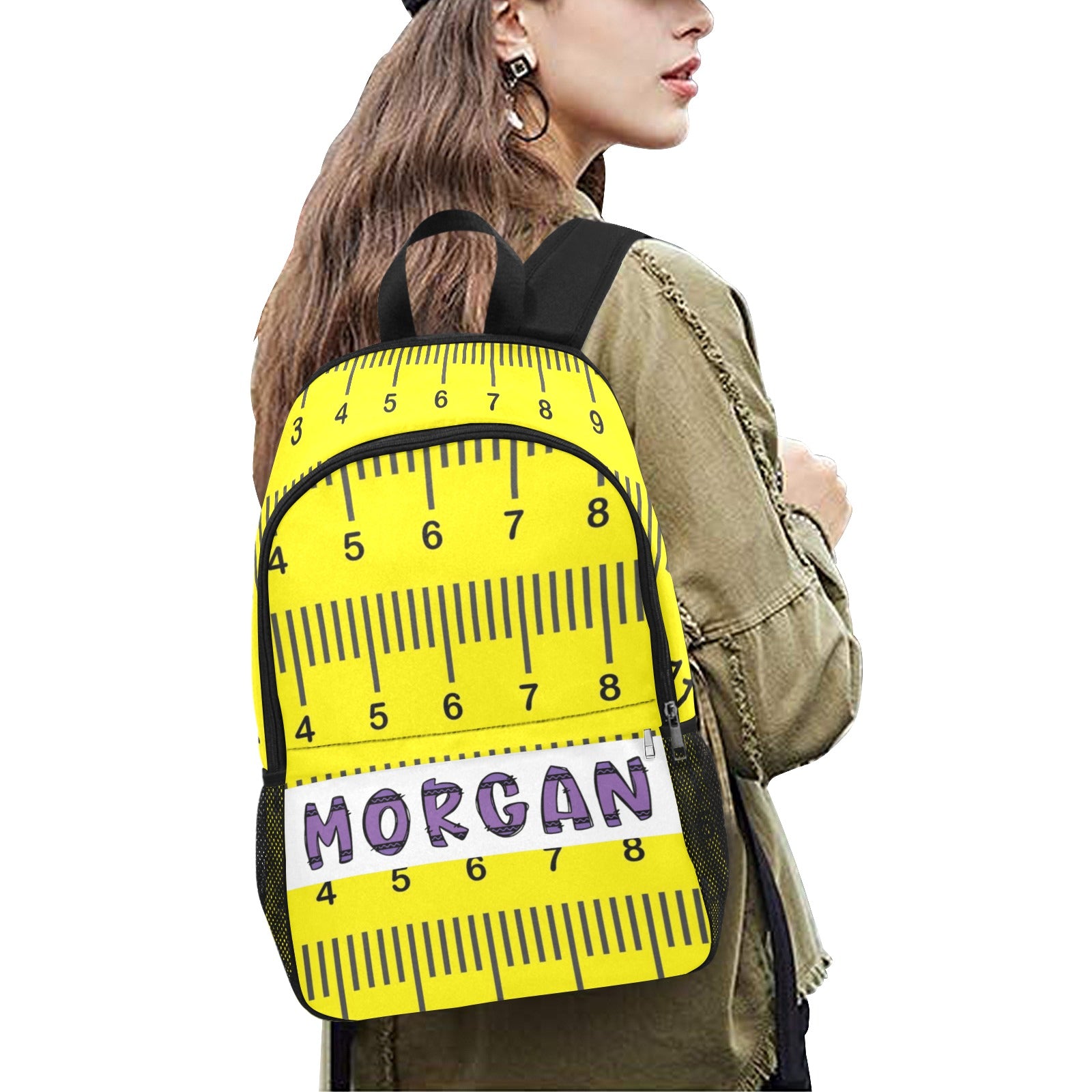 Rule the School: Ruler Crayon Backpack - Cranberry Lake Design Co.  #