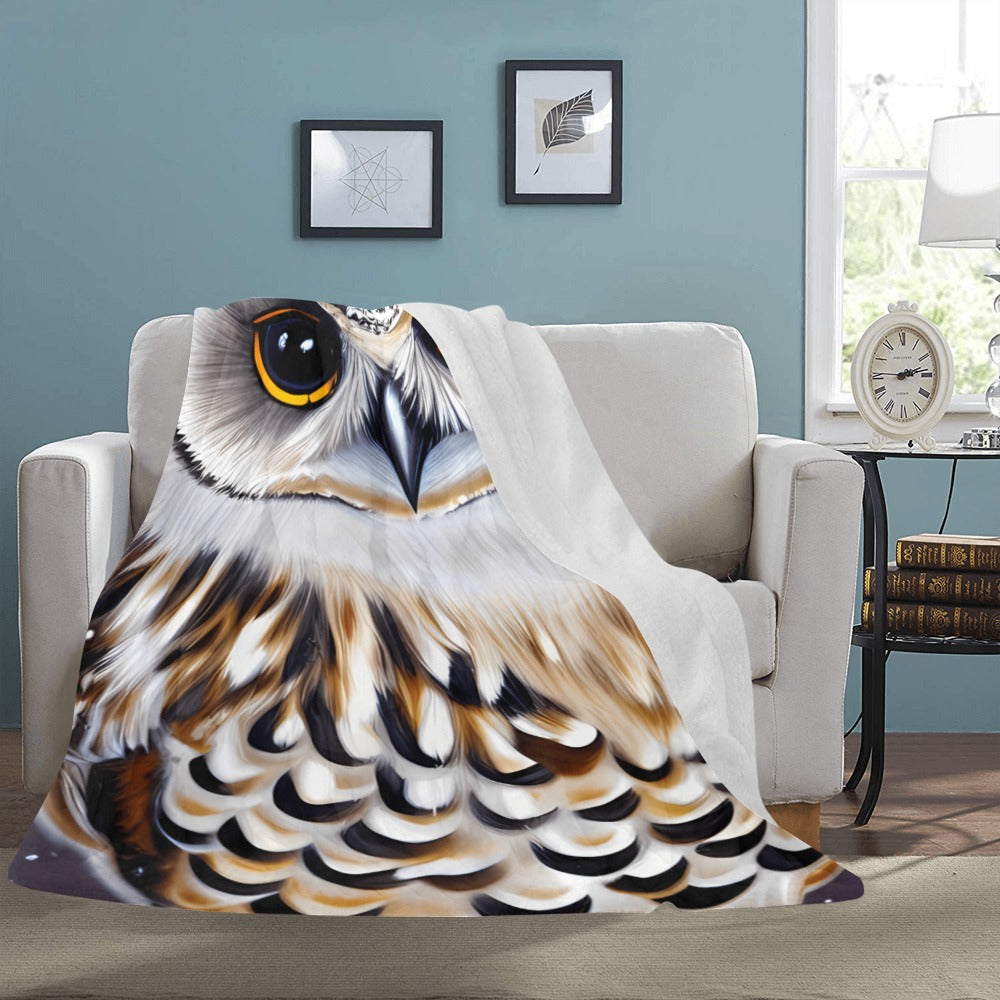 Cranberry Lake Designs Owl Throw Blanket - Ultra-Soft Micro Fleece