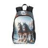 Clydesdale Winter Wonderland Backpack - Cranberry Lake Design Co.  #