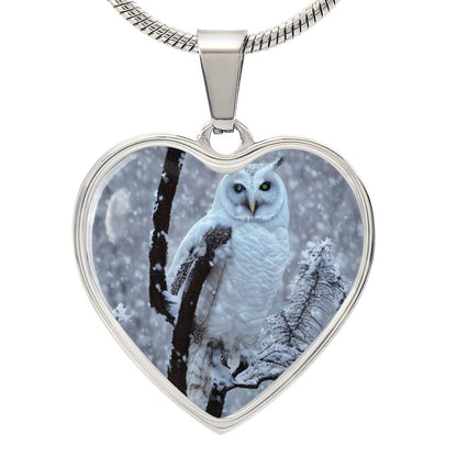 Wise Owl Necklace - Owl Pendant - Unique Gift for Nature Lovers