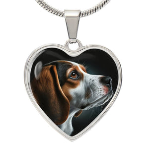 Title: Beagle Necklace, Dog Mom Gift, Personalized Pet Memorial Jewelry, Custom Dog Portrait Necklace, Beagle Lover Gift, Pet Loss Gift