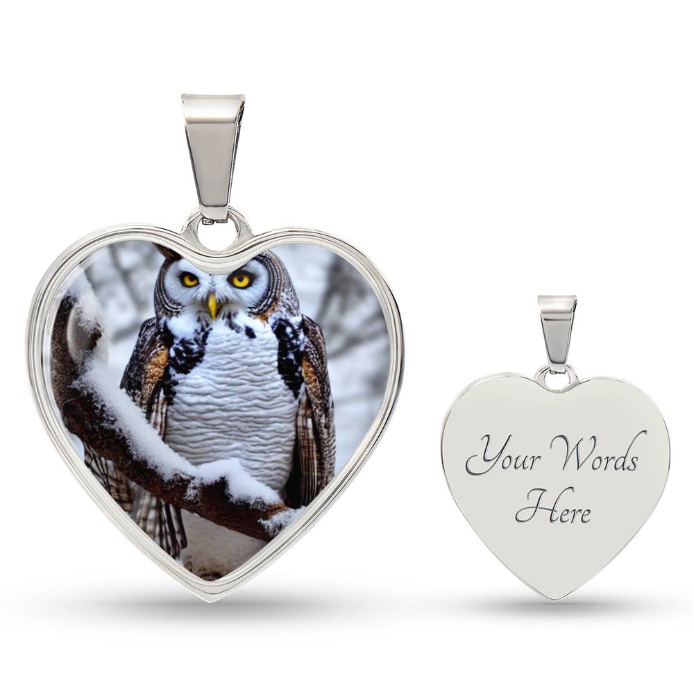 Owl Always Love You Necklace - Owl Pendant - Gift for Owl Lovers - Valentines Day Gift