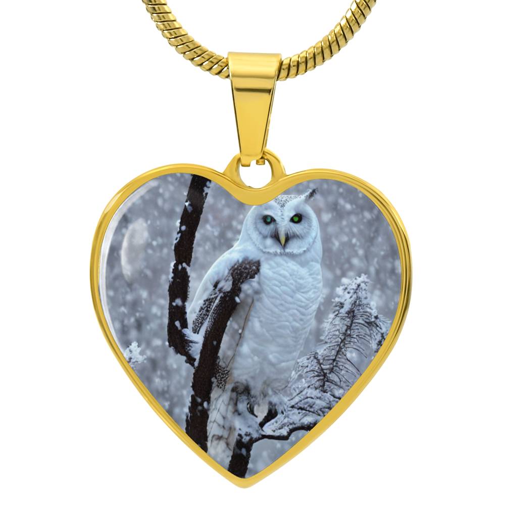 Wise Owl Necklace - Owl Pendant - Unique Gift for Nature Lovers