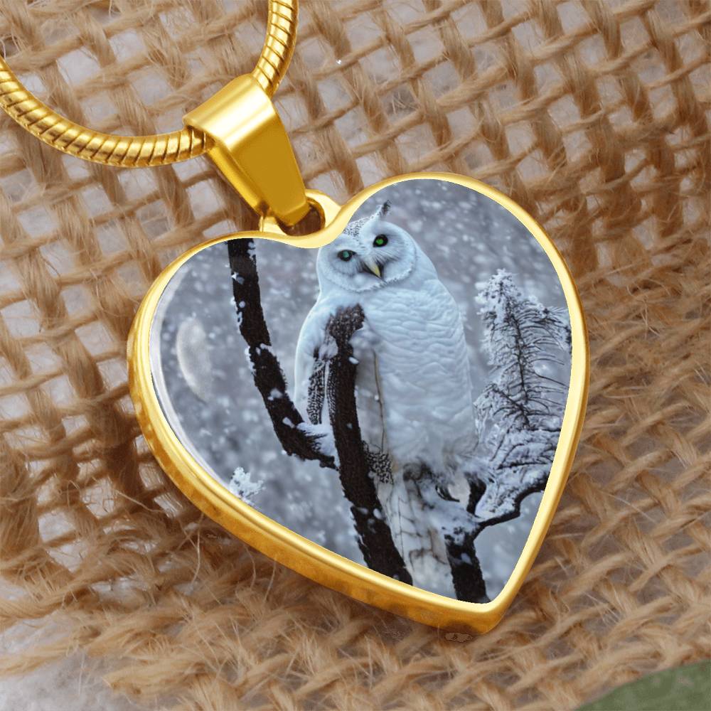 Wise Owl Necklace - Owl Pendant - Unique Gift for Nature Lovers