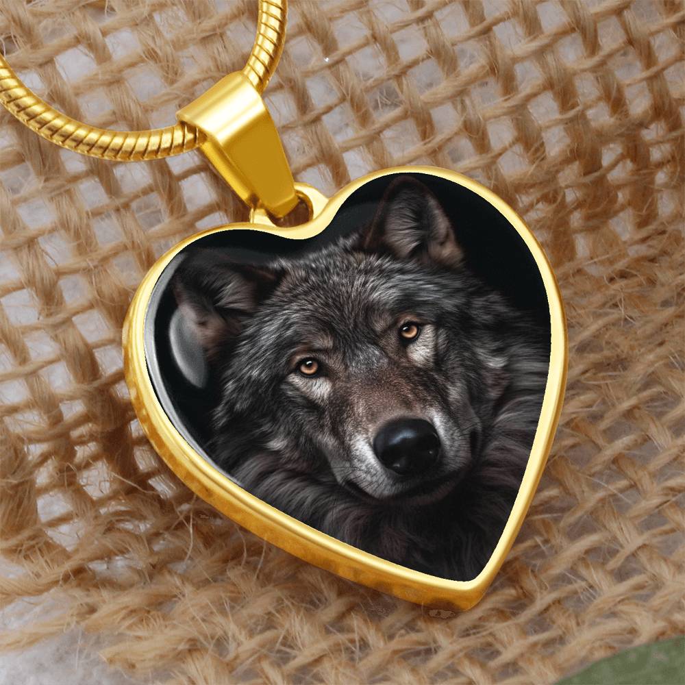 Mystical Wolf Charm Necklace - Gift for the Wild at Heart